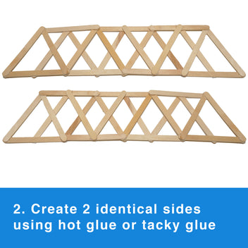 Triangular Bridge Aproject Truss Bridge Engineering Project for Elementary and Middle School Kids ...